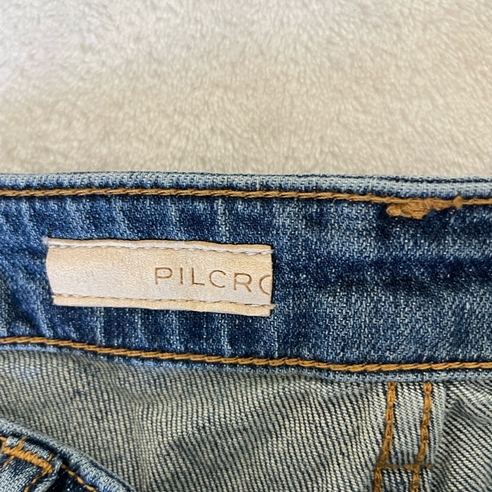 Pilcro Blue Distressed Women Jeans - Picture 6 of 11
